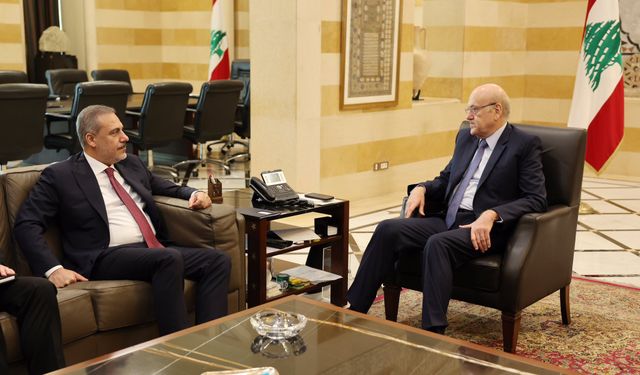 Bakan Fidan, Lübnan Başbakanı Mikati ile görüştü