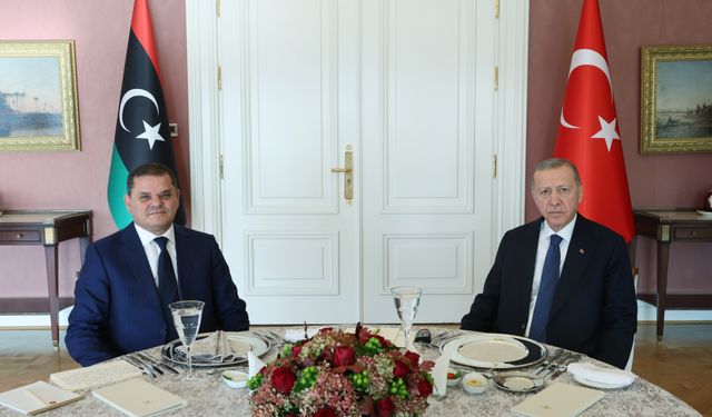Erdoğan, Libya Başbakanı Dibeybe'yi kabul etti!