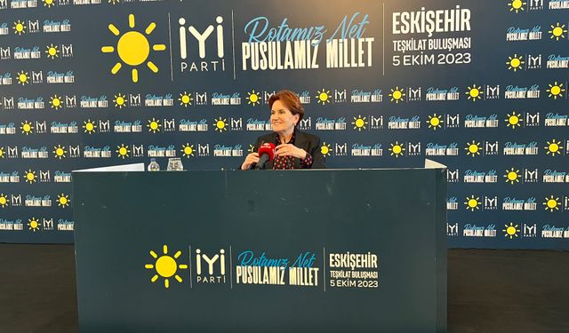 Akşener: An itibariyle yalnız başımıza seçime gireceğiz