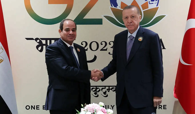 Erdoğan, Sisi ile görüştü