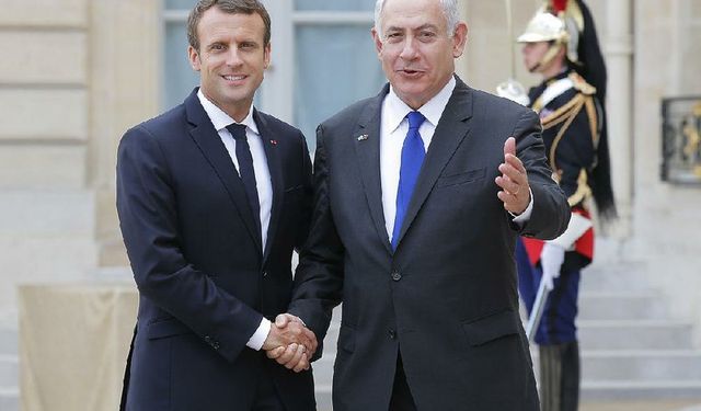 Macron'dan Netanyahu'ya sert mesaj