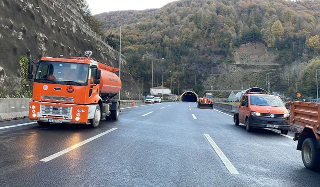 Bolu Dağı Tüneli İstanbul istikameti ulaşıma açıldı