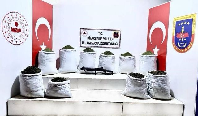 Diyarbakır’da 454 kilo esrar ele geçirildi: 3 gözaltı