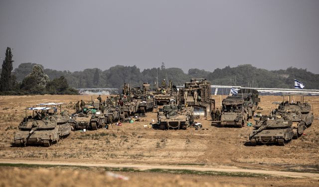 İsrail - Gazze sınırında askeri yığınak