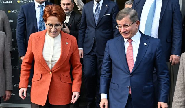 Davutoğlu Akşener ile 1,5 saat görüştü!