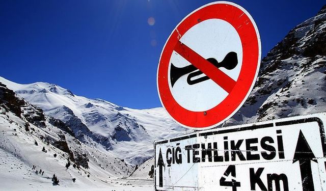 Bakanlıktan çığ tehlikesine karşı mobil önlem!