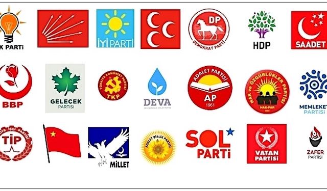 Türkiye'de 141 siyasi parti faaliyet gösteriyor