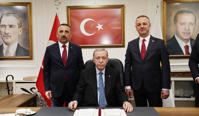 Erdoğan, Zonguldak Belediyesi’ni ziyaret etti