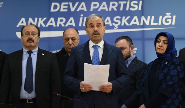 DEVA Partisi'nden şok istifa!