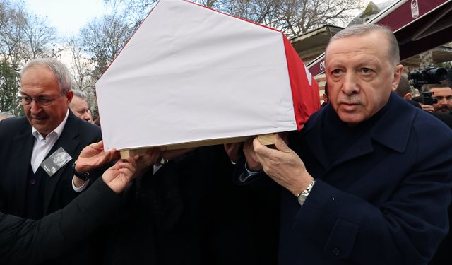 Erdoğan, Alev Alatlı’nın cenaze törenine katıldı!