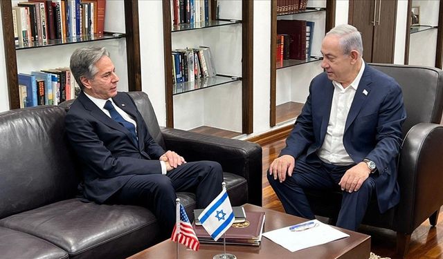 Netanyahu Blinken ile görüştü!