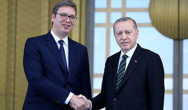 Erdoğan, Vucic'in doğum gününü kutladı!