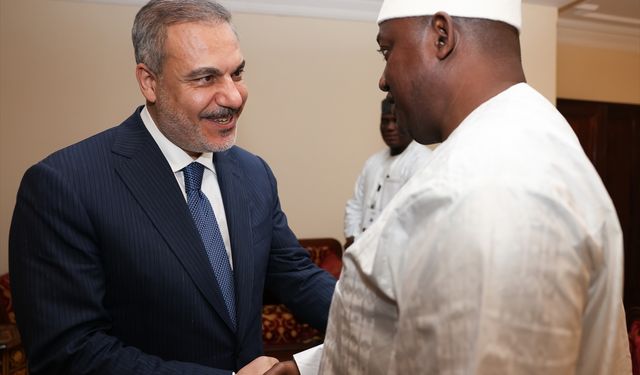 Bakan Fidan, Gambiya Cumhurbaşkanıyla görüştü!
