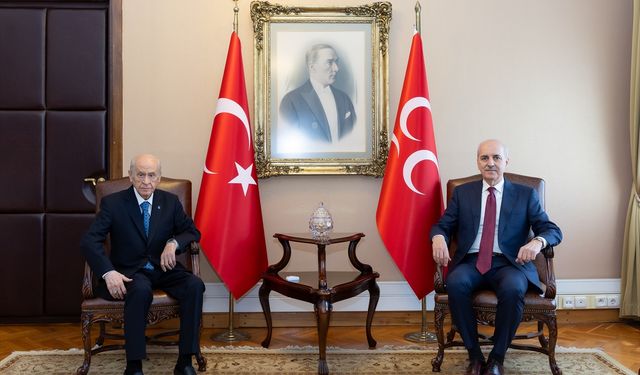 TBMM Başkanı Kurtulmuş, Bahçeli'yi ziyaret etti!