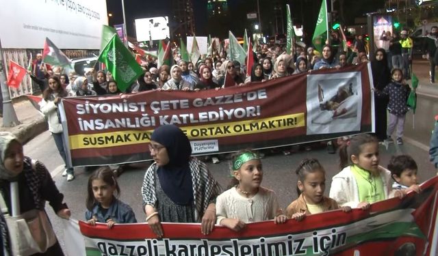 İsrail Başkonsolosluğu önünde protesto