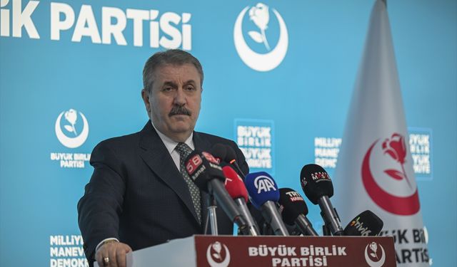 BBP Lideri Destici: DEM Parti dışındaki tüm siyasi partileri kınıyorum!