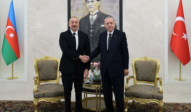 Erdoğan Aliyev'i ağırladı!