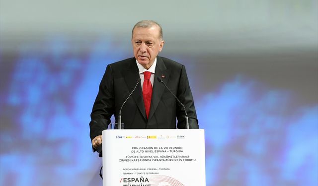 Cumhurbaşkanı Erdoğan'dan İspanya'ya Gazze teşekkürü