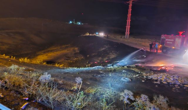 Diyarbakır’da yerleşim yerlerine ulaşan yangın söndürüldü