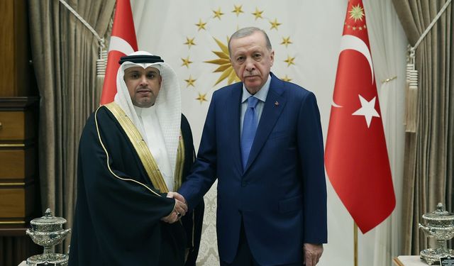 Bahreyn Büyükelçisi Erdoğan'a güven mektubu sundu!