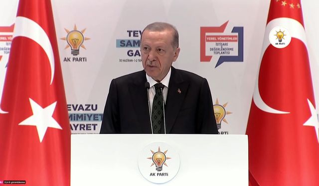 Erdoğan: Biz tepeden inme bir parti değiliz!