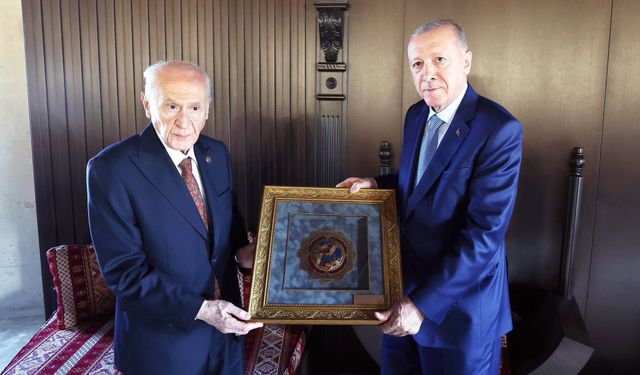 Erdoğan, Bahçeli ile görüştü