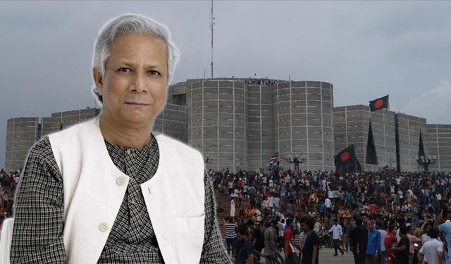 Muhammed Yunus liderlik için Bangladeş'te!