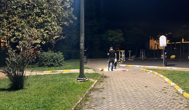 Parkta silahlı çatışma: 2 kişi yaralandı