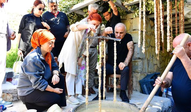 Diyarbakır'da geleneksel bağ bozumu etkinliği