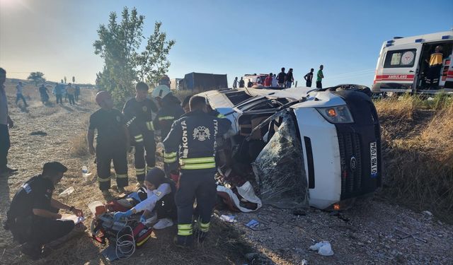 Konya'daki korkunç kazada 2 kişi öldü