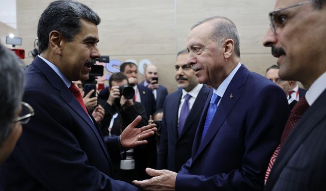 Erdoğan, Maduro ile görüştü