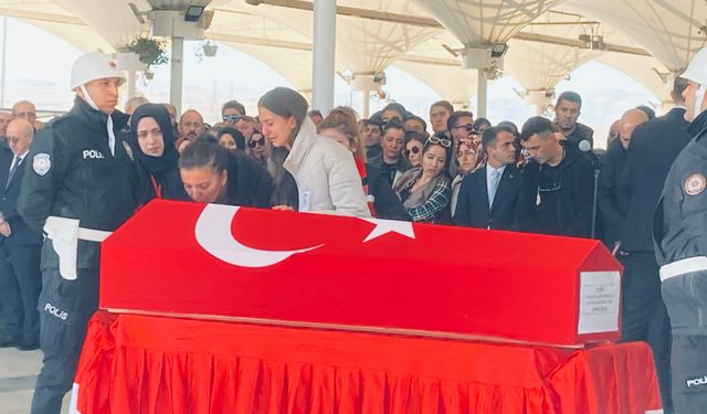 Şehit güvenlik görevlisi Atakan Şahin Erdoğan'a veda töreni