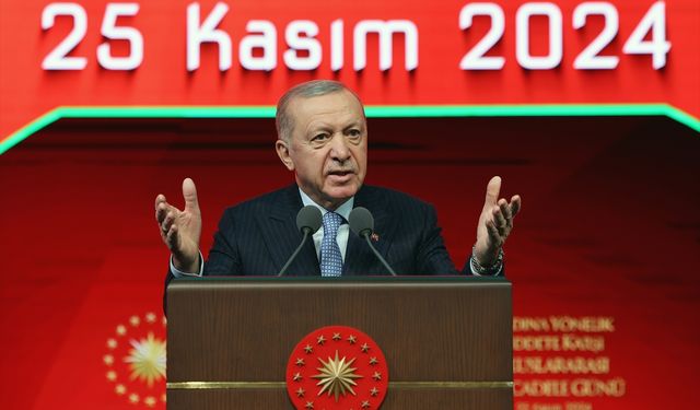 Erdoğan: Kadına yönelik şiddet, insanlığa ihanettir!