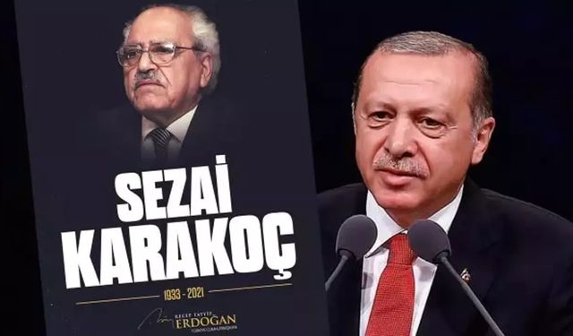 Erdoğan'dan, Sezai Karakoç'u andı!