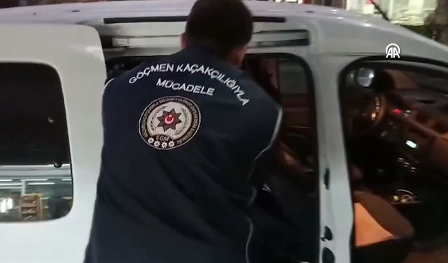 257 şüpheli göçmen kaçakçılığı organizatörü yakalandı