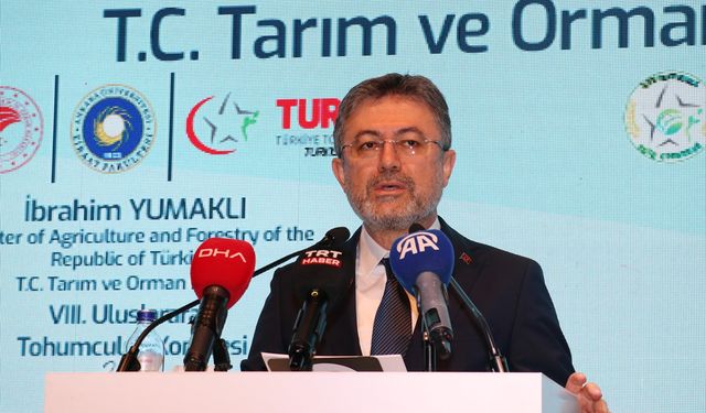 Bakan Yumaklı: İsrail'den bir adet bile tohum almıyoruz!