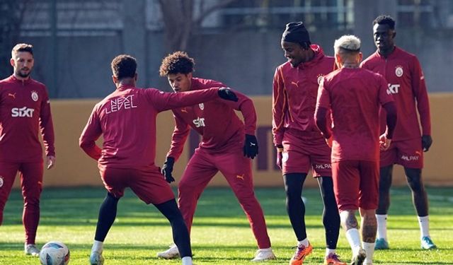 Galatasaray Göztepe maçı hazırlıklarına devam etti