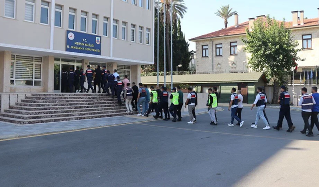 Mersin'de gümrükte operasyon: 114 gözaltı