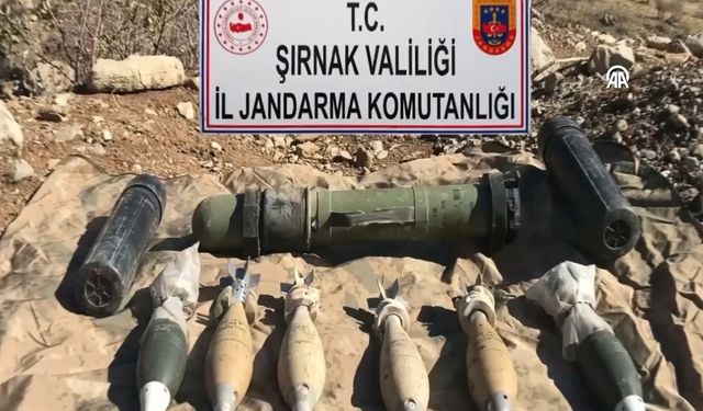 PKK'ya ait çok sayıda silah ve mühimmat ele geçirildi!