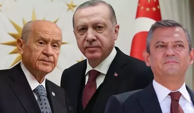 Erdoğan, Bahçeli ve Özel'in yeni yılını kutladı!