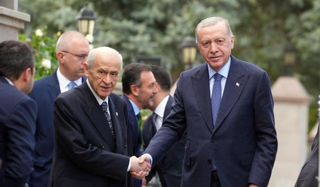 Erdoğan ve Bahçeli 40 dakika görüştü!