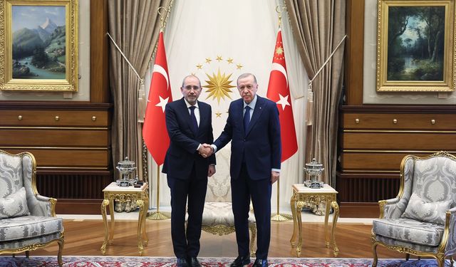 Erdoğan Safedi'yi Külliye'de kabul etti!