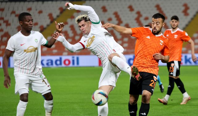 Adanaspor Amedspor maçında gol sesi çıkmadı