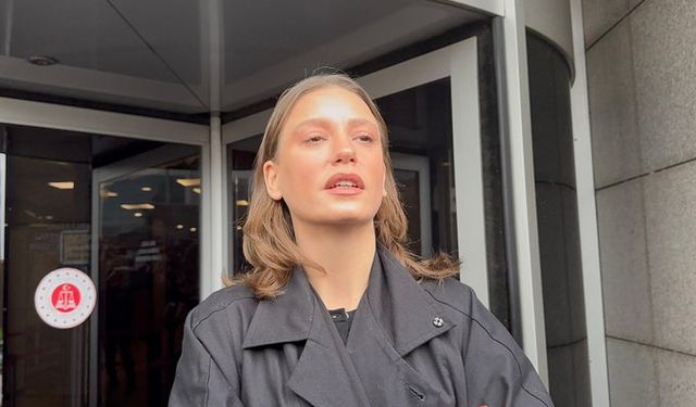 İfade veren Serenay Sarıkaya'dan ilk açıklama