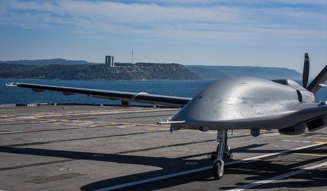 Bayraktar TB3 SİHA'dan TCG Anadolu'ya başarılı 4 sorti!