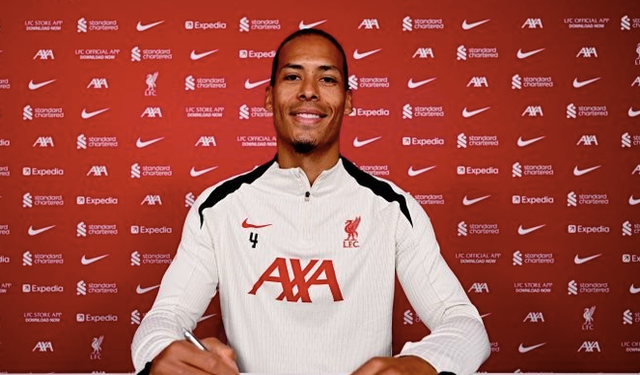 Liverpool, Virgil van Dijk'ın sözleşmesini uzattı