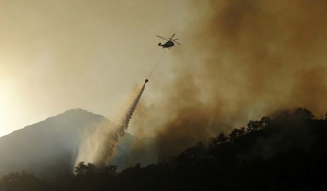 Karabük'te yeniden yangın çıktı