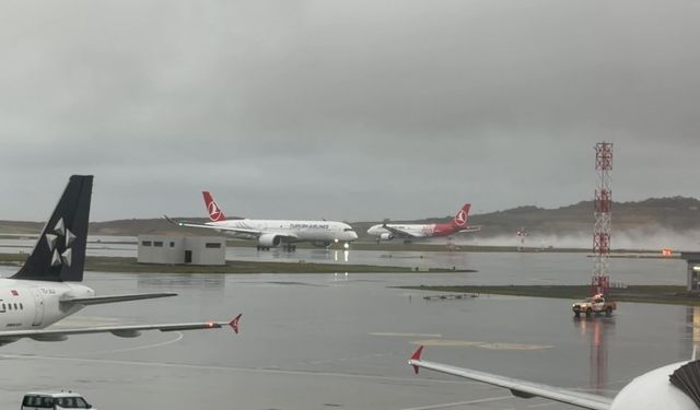 İstanbul Havalimanı sular altında