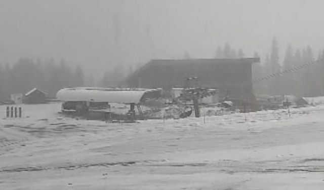 Ilgaz Dağı beyaza büründü