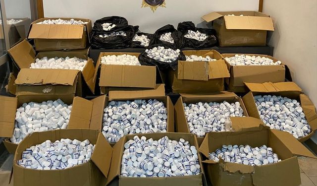 350 bin uyuşturucu hap ele geçirildi!